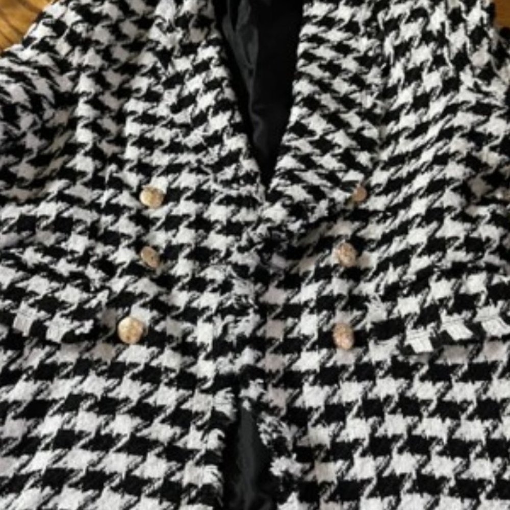 THE CLASSIC Houndstooth Blazer Jacket - Picture 13 of 16